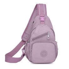 Laden Sie das Bild in den Galerie-Viewer, Damen-Schultertasche aus Segeltuch mit mehreren Taschen