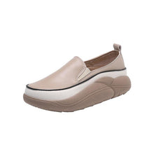 Laden Sie das Bild in den Galerie-Viewer, Handgefertigte Freizeitschuhe aus Leder für Damen