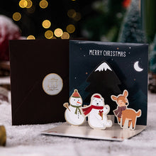 Laden Sie das Bild in den Galerie-Viewer, 3D Weihnachtskarten