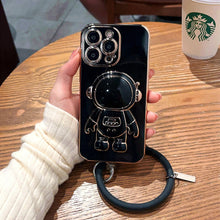 Laden Sie das Bild in den Galerie-Viewer, Astronautenhülle für iPhone mit Handschlaufe