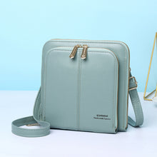 Laden Sie das Bild in den Galerie-Viewer, Einfarbige Luxuriöse Damen-Umhängetasche Aus PU-Leder