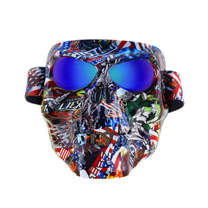 Schädel Staubschutzbrillenmaske