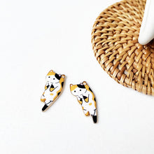 Laden Sie das Bild in den Galerie-Viewer, Karikatur Kätzchen Ohrringe