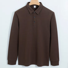Laden Sie das Bild in den Galerie-Viewer, Langärmeliges Poloshirt für Herren