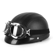 Laden Sie das Bild in den Galerie-Viewer, Motorradhelm mit Schutzbrille