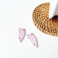 Laden Sie das Bild in den Galerie-Viewer, Karikatur Kätzchen Ohrringe
