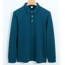 Laden Sie das Bild in den Galerie-Viewer, Langärmeliges Poloshirt für Herren
