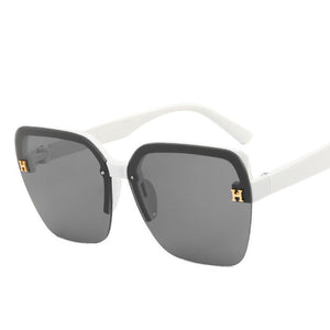 Rechteckige Mode-Sonnenbrille
