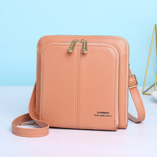 Laden Sie das Bild in den Galerie-Viewer, Einfarbige Luxuriöse Damen-Umhängetasche Aus PU-Leder