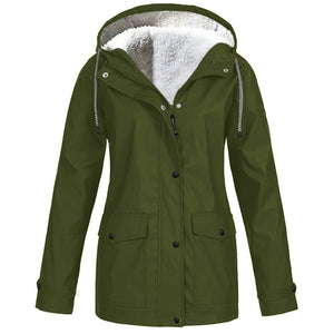 2022 Neue Herbst- und Winter-Plus-Fleecejacke für Damen
