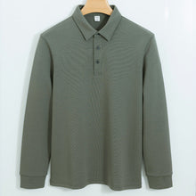Laden Sie das Bild in den Galerie-Viewer, Langärmeliges Poloshirt für Herren