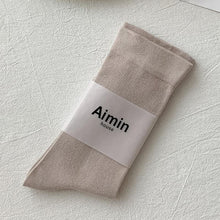 Laden Sie das Bild in den Galerie-Viewer, Einfarbige Socken für Mädchen