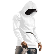 Laden Sie das Bild in den Galerie-Viewer, Einfarbiger Langarm-Hoodie