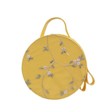 Laden Sie das Bild in den Galerie-Viewer, Runde Handtaschen aus PU-Leder mit weicher Spitze