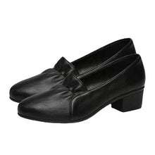 Laden Sie das Bild in den Galerie-Viewer, Rutschfeste Lederschuhe Mit Weicher Sohle Für Damen