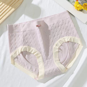 Baumwoll-Bügelhöschen mit mittlerer Leibhöhe für Damen
