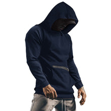 Laden Sie das Bild in den Galerie-Viewer, Einfarbiger Langarm-Hoodie