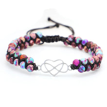 Laden Sie das Bild in den Galerie-Viewer, Handgewebtes Böhmisches Armband aus Edelstahl