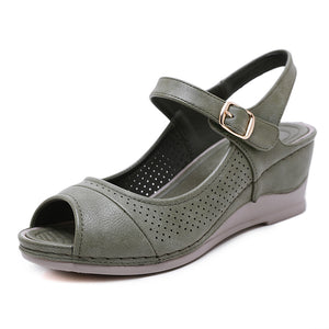 Klassische Lässige Sandalen Mit Fischmaul