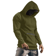 Laden Sie das Bild in den Galerie-Viewer, Einfarbiger Langarm-Hoodie