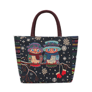 Handtasche mit Reißverschluss aus Segeltuch