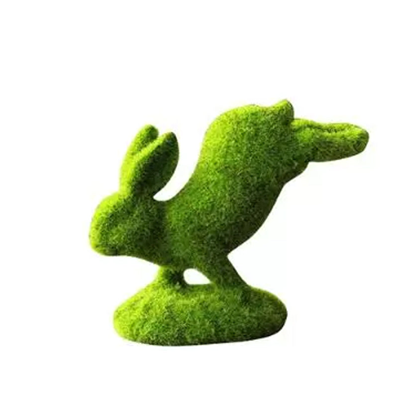 Simulierte beflockte Kaninchenverzierung