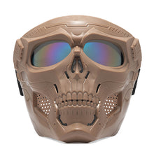 Laden Sie das Bild in den Galerie-Viewer, Radfahren Harley Goggles Totenkopfmaske