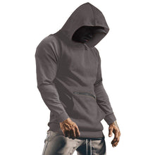 Laden Sie das Bild in den Galerie-Viewer, Einfarbiger Langarm-Hoodie