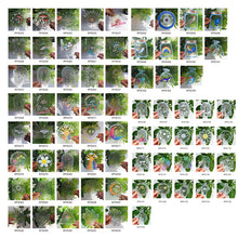 Laden Sie das Bild in den Galerie-Viewer, Adsorption Regenbogen Glas Fenster Aufkleber (Zufälliger Stil, 10 Stück)