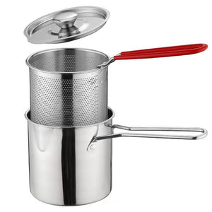 Multifunktionale Fritteuse aus Edelstahl 304