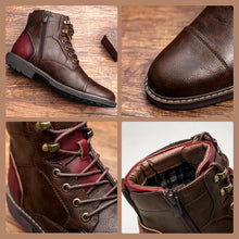 Laden Sie das Bild in den Galerie-Viewer, Vintage Modische bequeme Stiefel für Herren