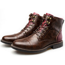 Laden Sie das Bild in den Galerie-Viewer, Vintage Modische bequeme Stiefel für Herren