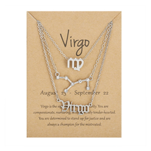 Laden Sie das Bild in den Galerie-Viewer, Sternzeichen Drei-Schicht-Halskette