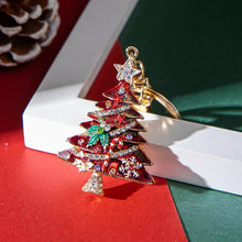Laden Sie das Bild in den Galerie-Viewer, Weihnachtsfest-Bevorzugungs-DIY-Diamant-Schlüsselanhänger